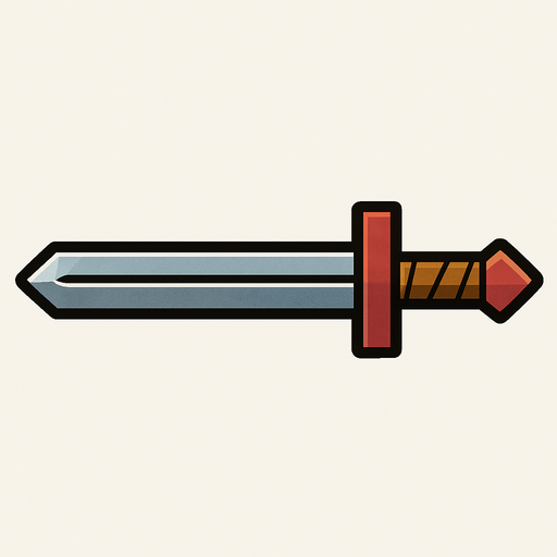 HORIZONTAL BLADE.
In-Game asset.  2d.  High contrast.  No shadows