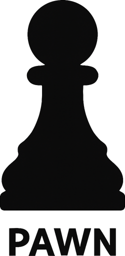 Full black pawn