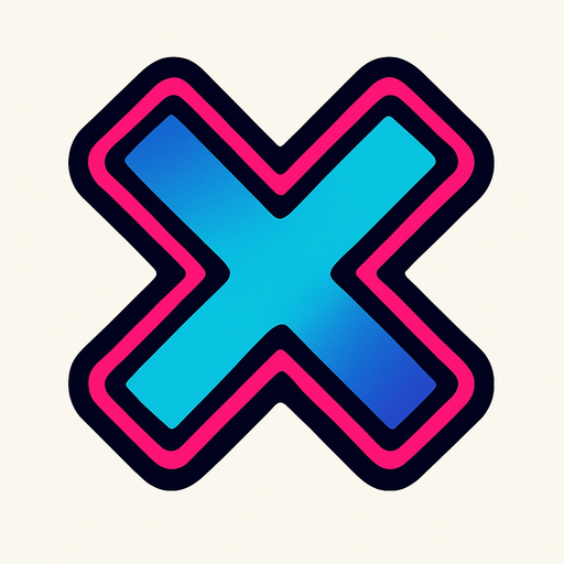 Cool X.
In-Game asset.  2d.  High contrast.  No shadows