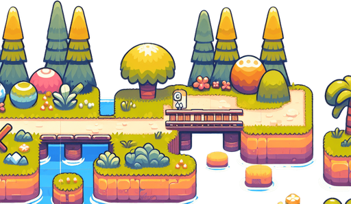 Flappy Bird Game Background.
Single Game Texture. In-Game asset. 2d. Blank background. High contrast. No shadows.