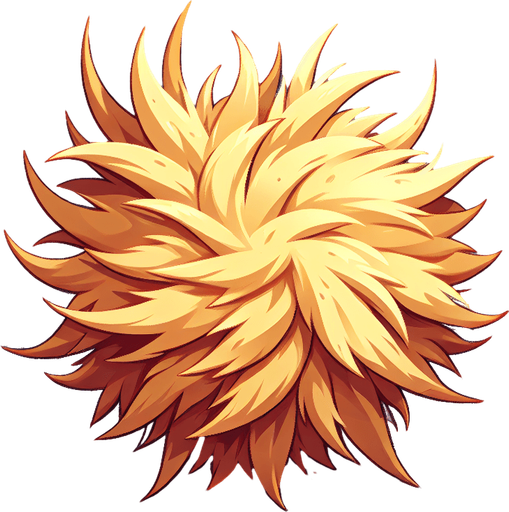 Create a desert tumble weed. The goal is to capture a lively and playful location..
Single Game Texture. In-Game asset. 2d. Blank background. High contrast. No shadows.