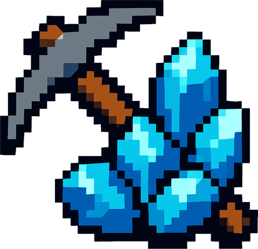 Chopper ore pixart.
In-Game asset.  2d.  High contrast.  No shadows