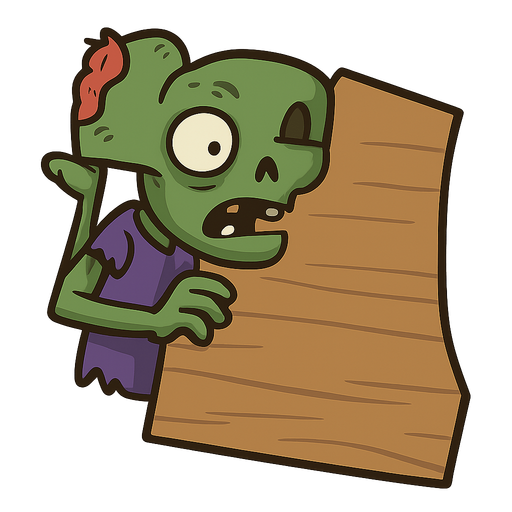 zombi. No background. Transparent background. Blank background. No shadows. 2d. In-Game asset. flat