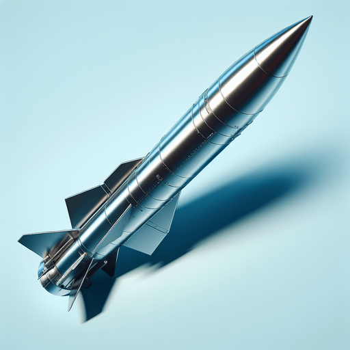 Missile.
Make an image of a missile
