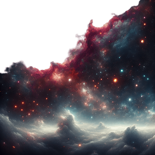 Space, highly detailed Single Game Texture. In-Game asset. 2d. Blank background. High contrast. No shadows.