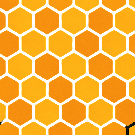 Fond d'écran ruche.
In-Game asset.  2d.  High contrast.  No shadows