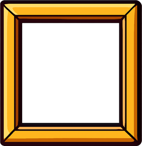 Cuadro transparente.
In-Game asset.  2d.  High contrast.  No shadows