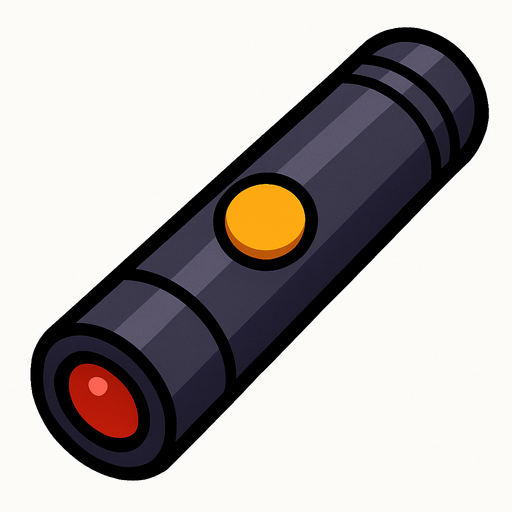 Laser pointer without pointing a laser.
In-Game asset.  2d.  High contrast.  No shadows. Topdown