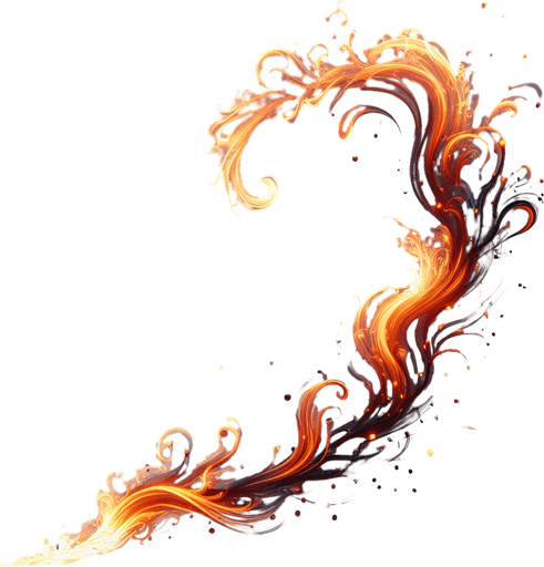 Fire partical trail.
Single Game Texture. In-Game asset. 2d. Blank background. No shadows.