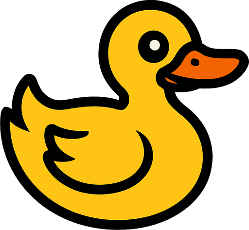 Duck.
In-Game asset.  2d.  High contrast.  No shadows