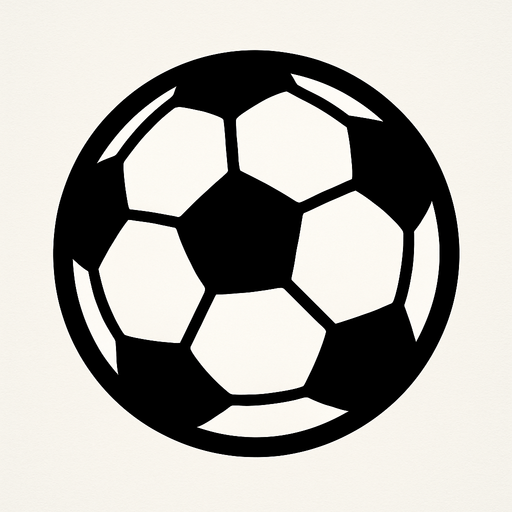 soccer ball 2d ingame asset high contrast no shadows.
In-Game asset.  2d.  High contrast.  No shadows