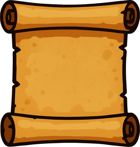 pergamino para usar de fondo.
In-Game asset.  2d.  High contrast.  No shadows