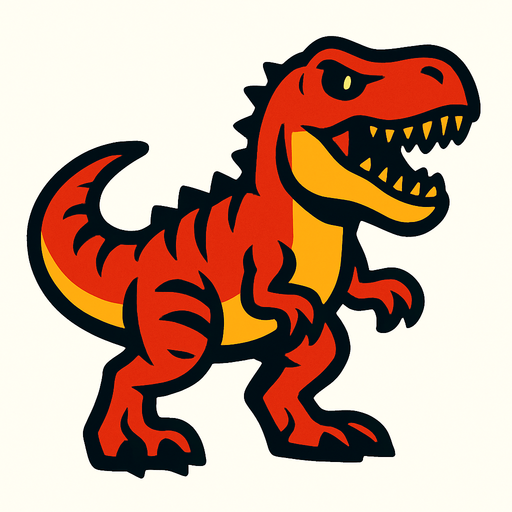 T-REX.
In-Game asset.  2d.  High contrast.  No shadows
