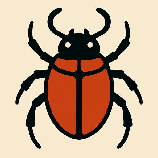 Bug.
In-Game asset.  2d.  High contrast.  No shadows