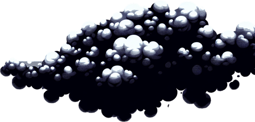 sprite sheet of smoke effect png.
Single Game Texture. In-Game asset. 2d. Blank background. High contrast. No shadows.