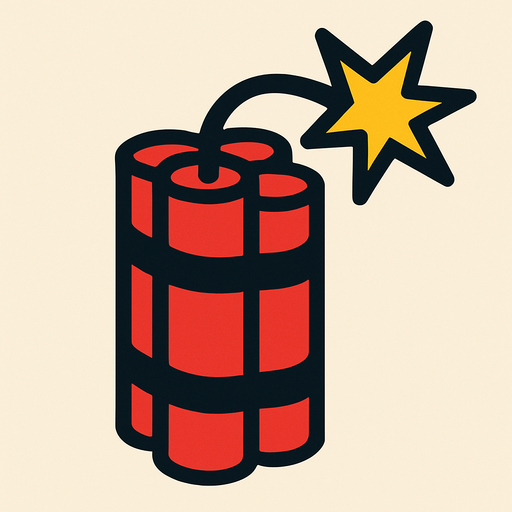 dynamite.
In-Game asset.  2d.  High contrast.  No shadows