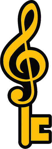 sol anahtarı müzik.
In-Game asset.  2d.  High contrast.  No shadows