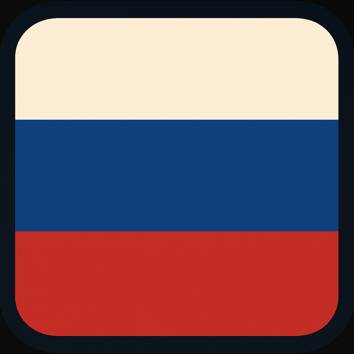 Заменить на российский без текста, рамку сохранить