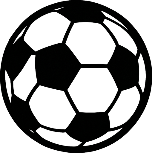 futbol topu.
In-Game asset.  2d.  High contrast.  No shadows