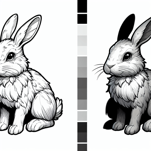 Rabbit.
Single Game Texture.  In-Game asset.  2d.  Blank background.  No shadows