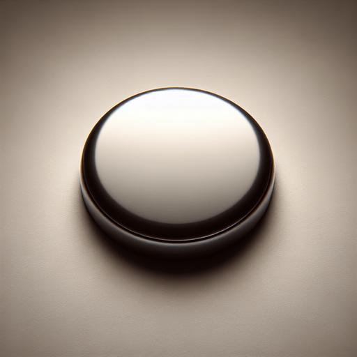a single mat rounded empty button User interface