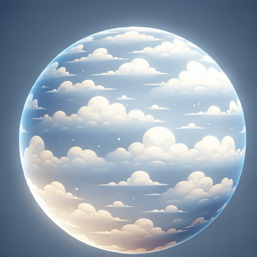 Imagine sky.
Single Game Texture. In-Game asset. 2d. Blank background. High contrast. No shadows.