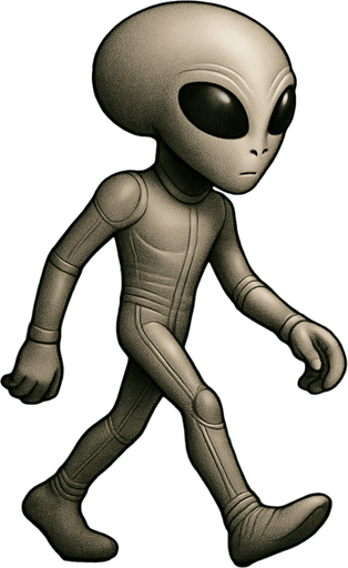 Make his legs pass each other