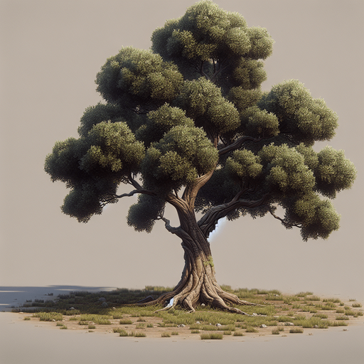 Make a Tree.
Single Game Texture. In-Game asset. 2d. Blank background. High contrast. No shadows.