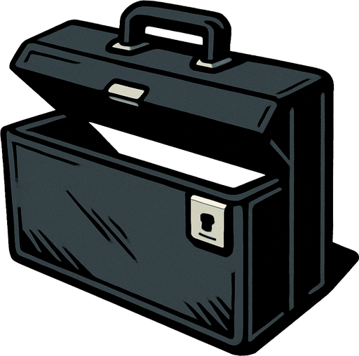 bond çanta hafif aralanmış.
In-Game asset.  2d.  High contrast.  No shadows