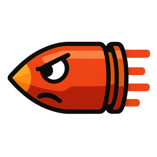 enemyBullet.
In-Game asset.  2d.  High contrast.  No shadows