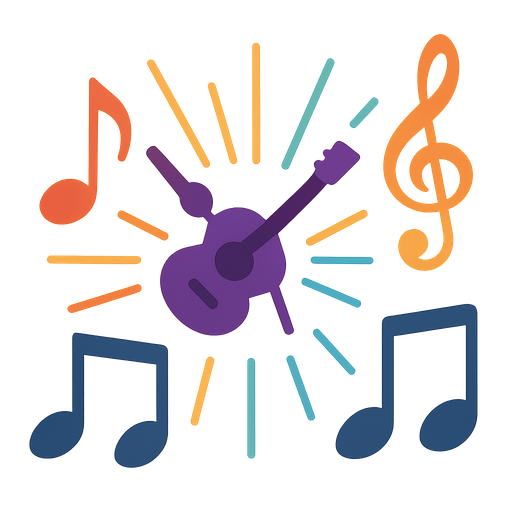 Müzik arkaplanı . No background. Transparent background. Blank background. No shadows. 2d. In-Game asset. flat