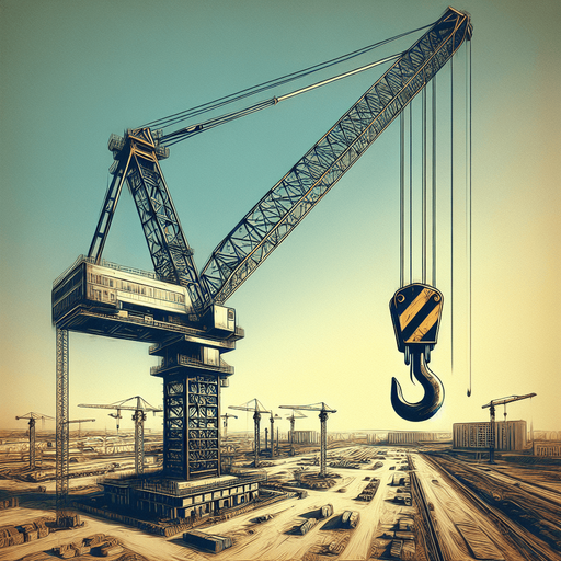 Construction crane hook