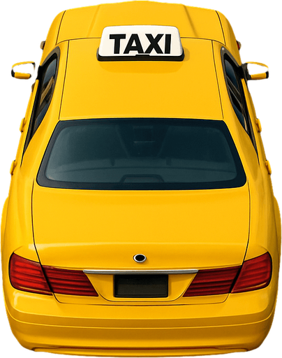 A realistic 2D render of a Yellow Taxi viewed from a slight rear top angle, perfectly aligned and driving straight forward on a clean 3-lane asphalt road with dashed white lane markings. The car is centered, facing directly ahead with no turn, showing only the top and back clearly. No visible driver. Daylight scene.
In-Game asset.  2d.  High contrast.  No shadows.
In-Game asset.  2d.  High contrast.  No shadows.
In-Game asset.  2d.  High contrast.  No shadows.
In-Game asset.  2d.  High contrast.  No shadows