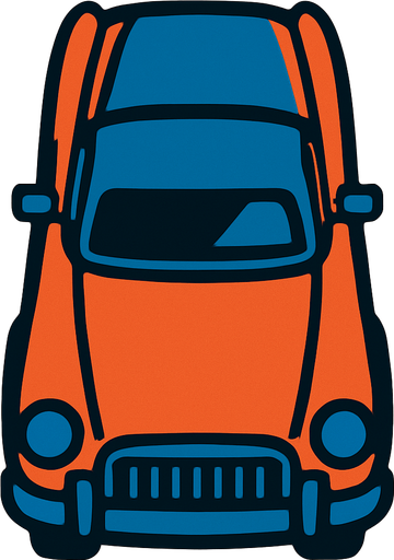 car looks above.
In-Game asset.  2d.  High contrast.  No shadows