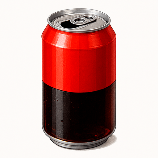 Cola - Gerçekçi - Yazısız.
In-Game asset.  2d.  High contrast.  No shadows
