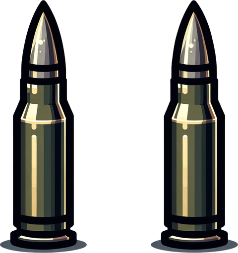 vertical tank bullet.
Single Game Texture.  In-Game asset.  2d.  Blank background.  High contrast.  No shadows