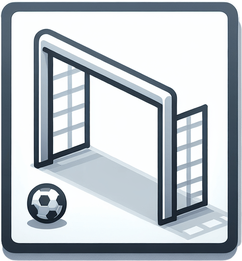 Football cross bar.
Single Game Texture. In-Game asset. 2d. Blank background. High contrast. No shadows.