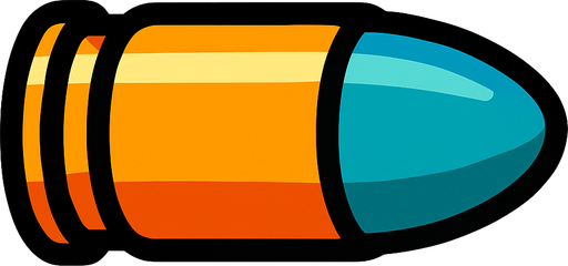 Mermi.
In-Game asset.  2d.  High contrast.  No shadows