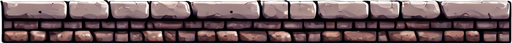 Same stone platform with irregular brick on the underside and some green slime.
