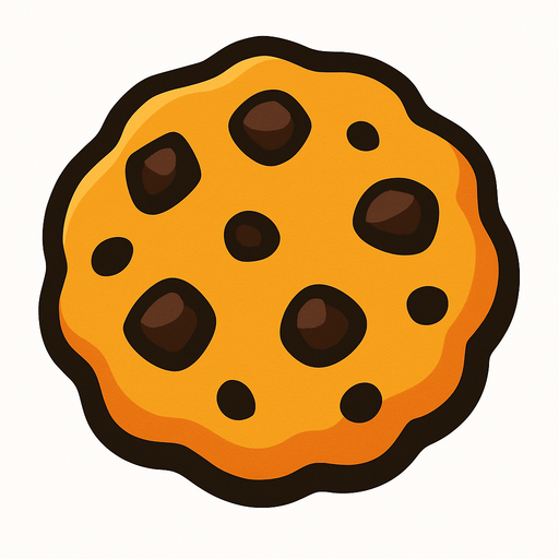 Cookie.
In-Game asset.  2d.  High contrast.  No shadows