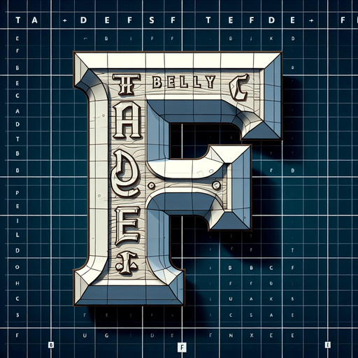 Letter F But Letter A Letter B And Letter C In My Letter F Belly.
Single Game Texture.  In-Game asset.  2d.  Blank background.  High contrast.  No shadows