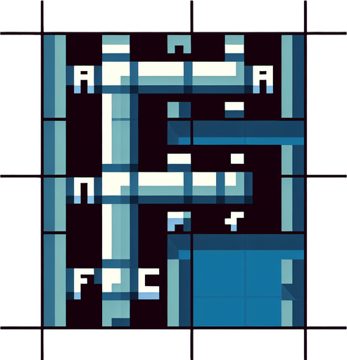 Letter F But Letter A Letter B And Letter C In My Letter F Belly.
Single Game Texture.  In-Game asset.  2d.  Blank background.  High contrast.  No shadows