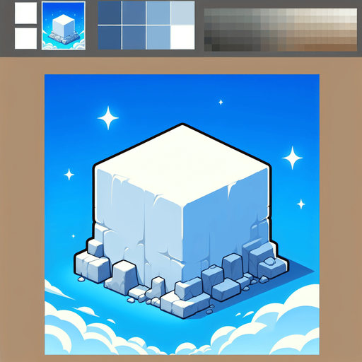 cartoon white square.
Single Game Texture. In-Game asset. 2d. Blank background. High contrast. No shadows.