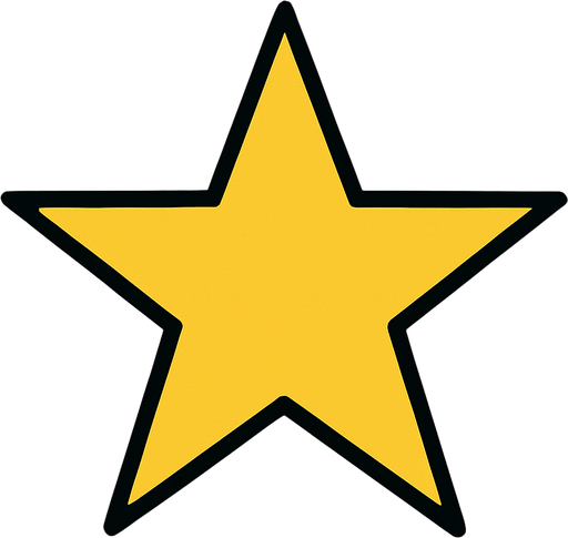 Star.
High contrast.  No shadows