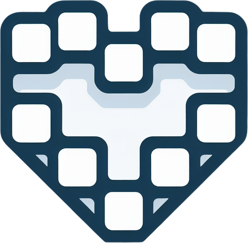 a basic white heart..
game icon