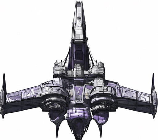 The ship's dominant color will be purple