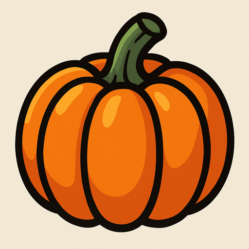 calabaza.
In-Game asset.  2d.  High contrast.  No shadows