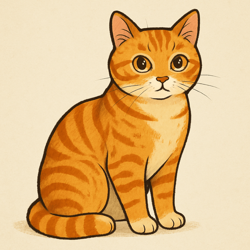 Cat. Full body..
2d