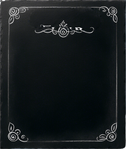 LETTERS "ELIXIR" in chalk