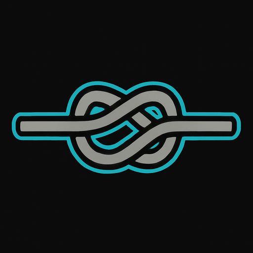 Tel düğüm.
In-Game asset.  2d.  High contrast.  No shadows